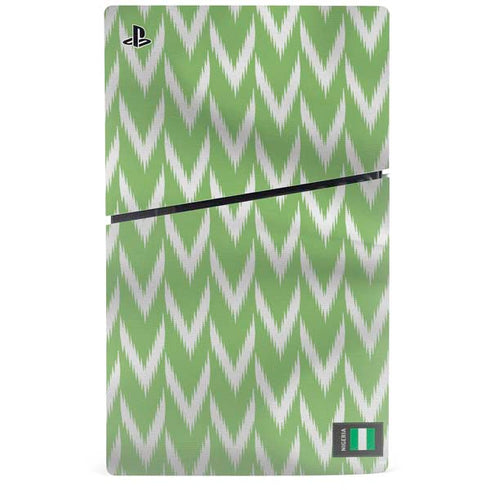 Nigeria Soccer Flag PS5 Slim Digital Edition Console Skin